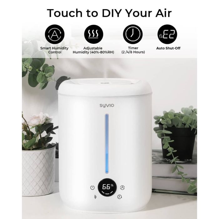 AiDot Syvio Air Humidifier for Baby/Bedroom/Plants with Auto Shut-off 2