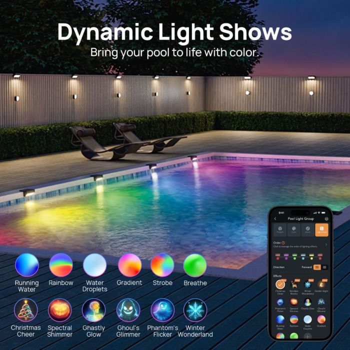 Linkind SO5 Smart Solar Pool Lights 3
