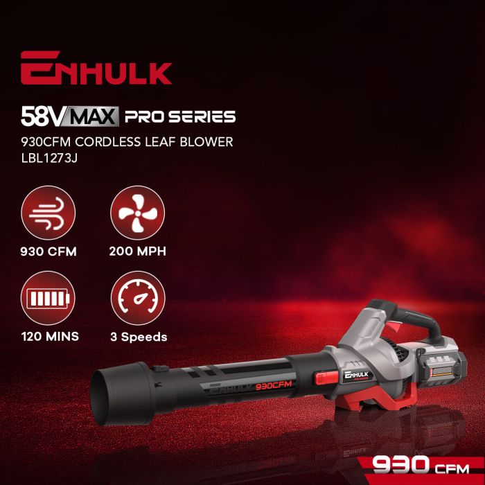 ENHULK 58V Leaf Blower with 5.0Ah Battery & Charger 4