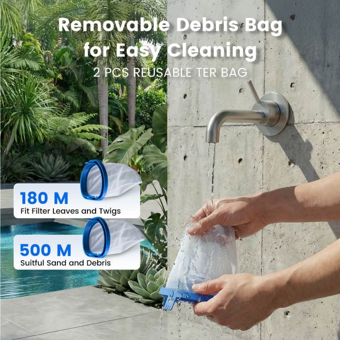 ENHULK Pool Vacuum T403 with Telescopic Pole for Deep Cleaning 5