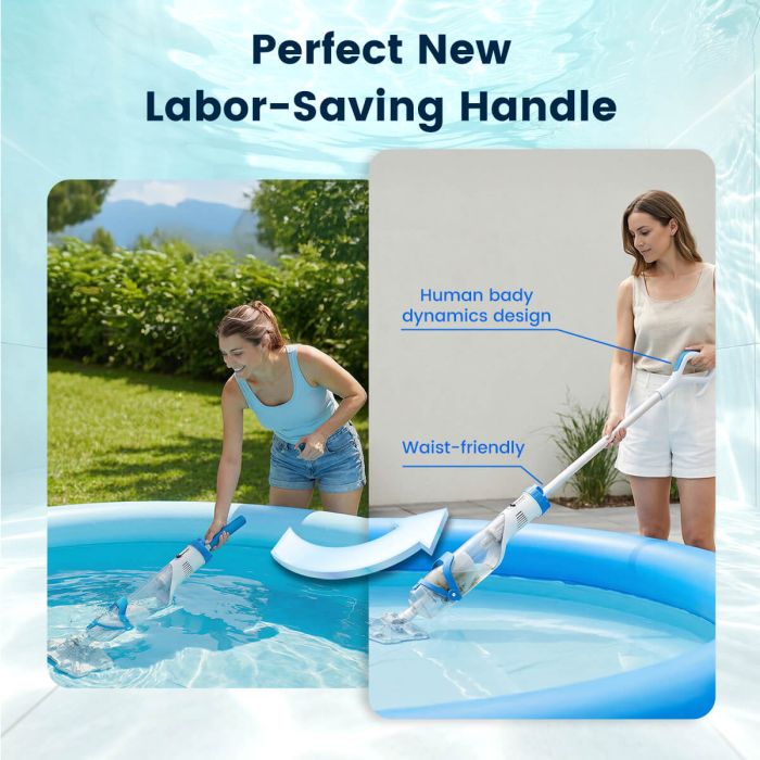 ENHULK Pool Vacuum T403 with Telescopic Pole for Deep Cleaning 7