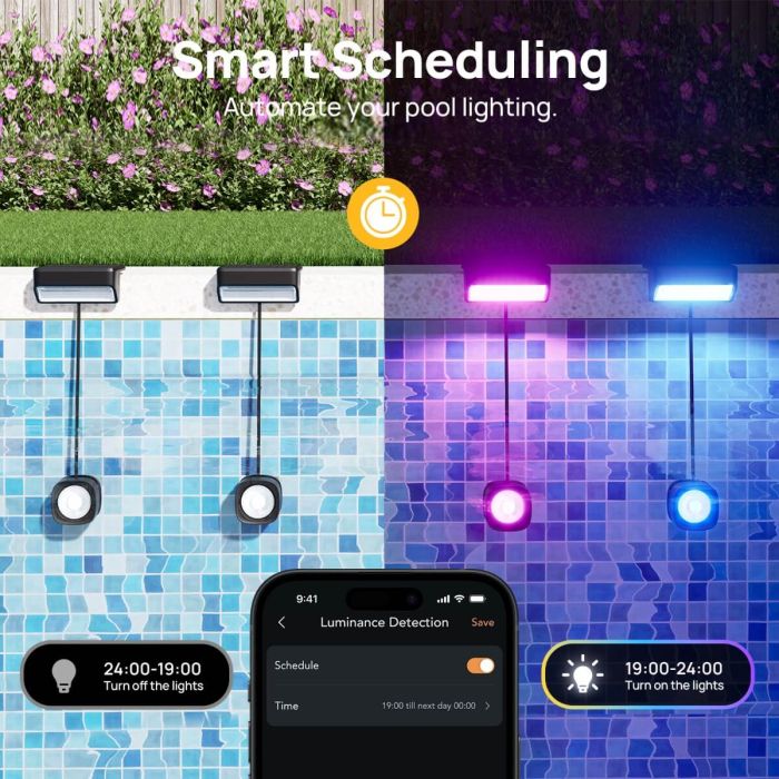 Linkind SO5 Smart Solar Pool Lights 8