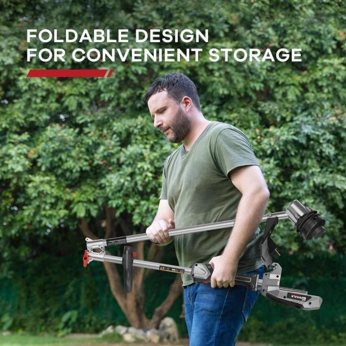 AiDot AiDot ENHULK 58V 16'' String Trimmer - Alu (No Battery), 3-Speed Setting, Brushless Trimmer with EZ-HMI LED Control Panel 7