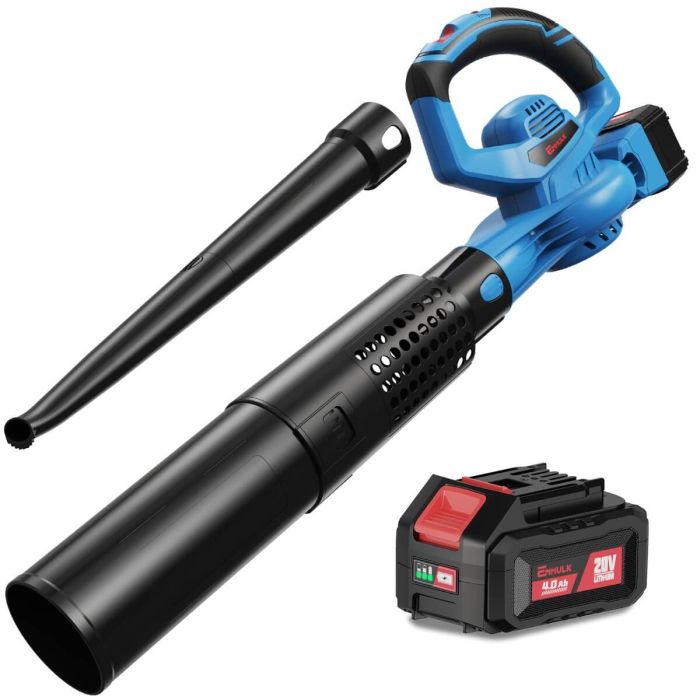 AiDot Enhulk 460 CFM 190 MPH Cordless Leaf Blower with 20V 4.0Ah Battery &  Charger