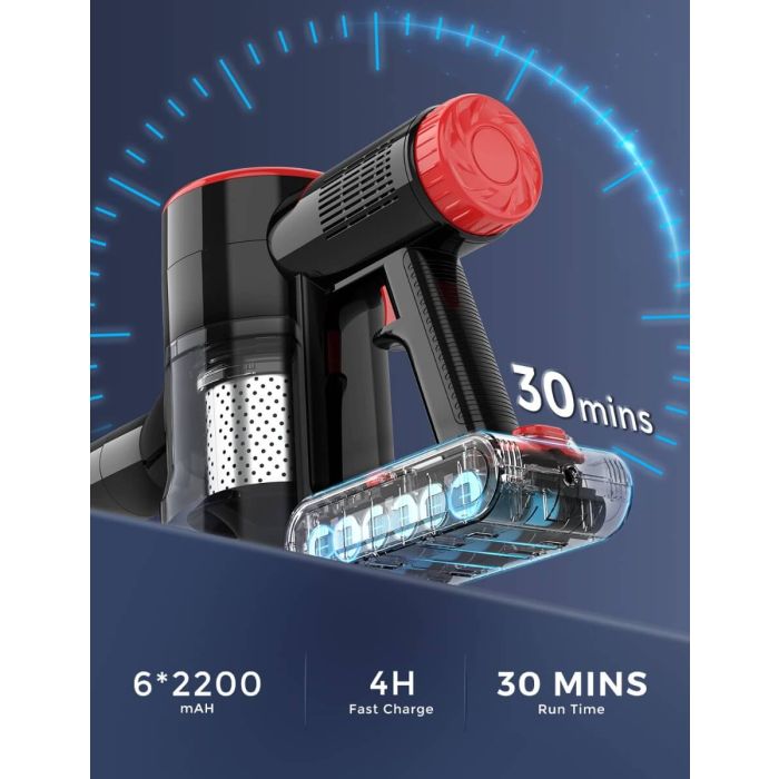 AiDot Syvio S1 Cordless Vacuum Cleaner with 2200mAh Detachable Battery 3