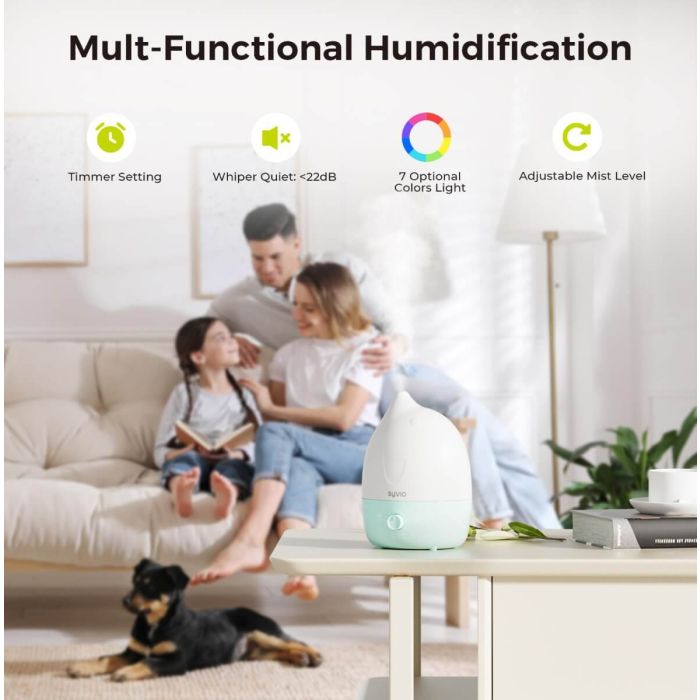 AiDot Syvio 3-in-1 Cool and Warm Mist Humidifiers for Baby 3