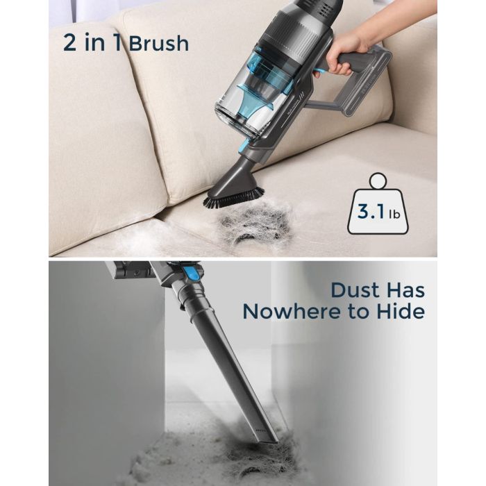 AiDot Syvio C10 6-in-1 250W 22Kpa Cordless Stick Vacuum with Free Standing 5