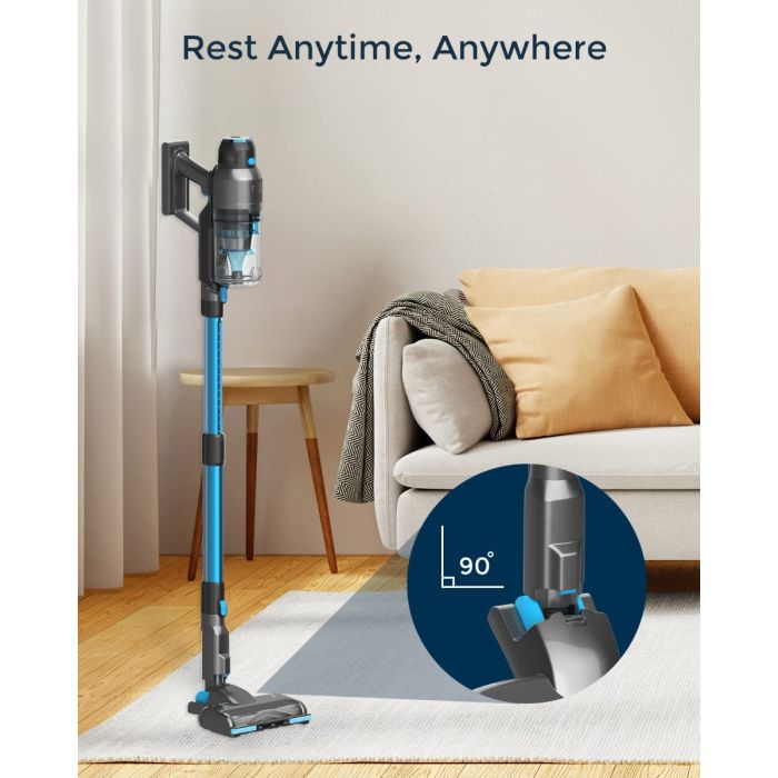 AiDot Syvio C10 6-in-1 250W 22Kpa Cordless Stick Vacuum with Free Standing 6