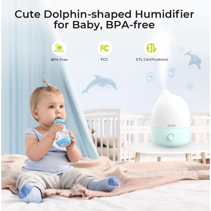 AiDot Syvio 3-in-1 Cool and Warm Mist Humidifiers for Baby 8
