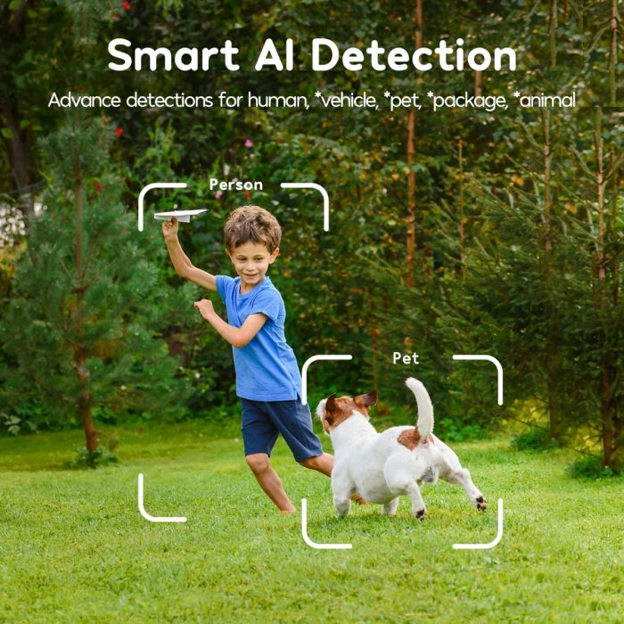 AiDot Winees F103 Smart Wired Outdoor Security Camera with 2K HD, 360° View 3