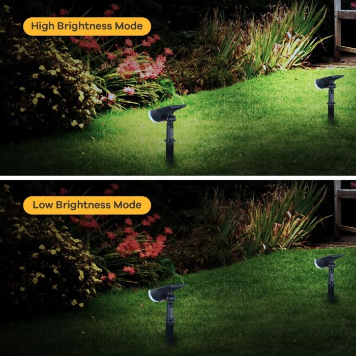 Linkind Outdoor Solar Spot Lights, Waterproof, Christmas Lights, Yard, Landscape and Walkway 3