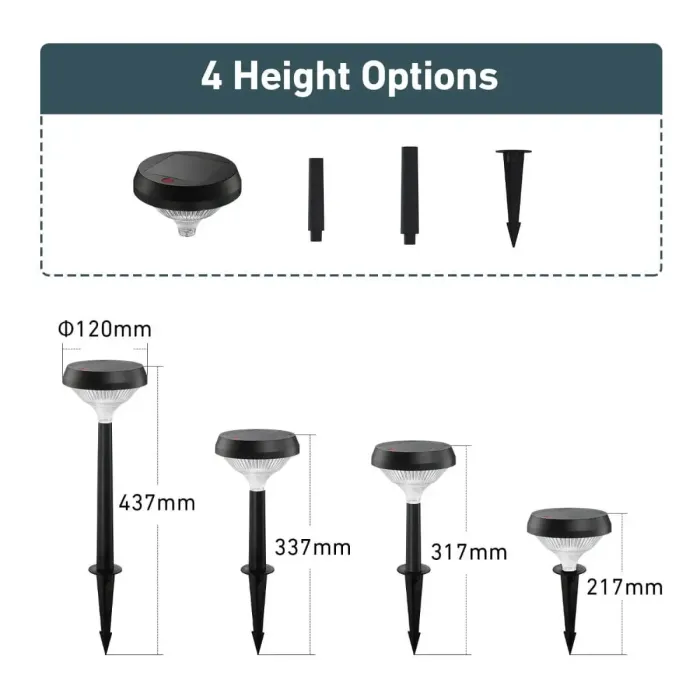 Solar Pathway Lights Outdoor, Brightest 300 Lm 32 Led Garden , Bright...
