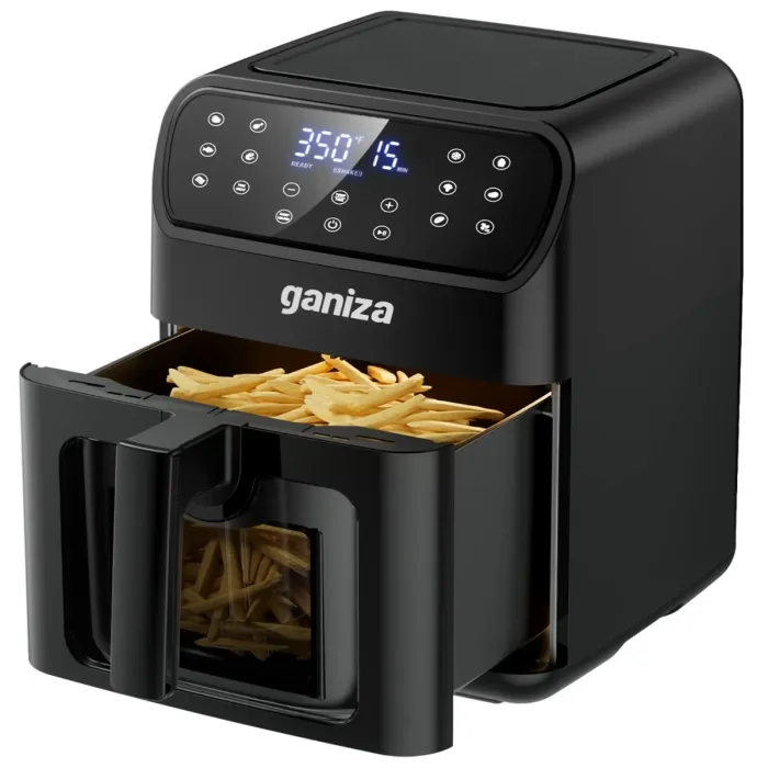 6 Quart Oilless Air Fryer with Visible Cooking Window