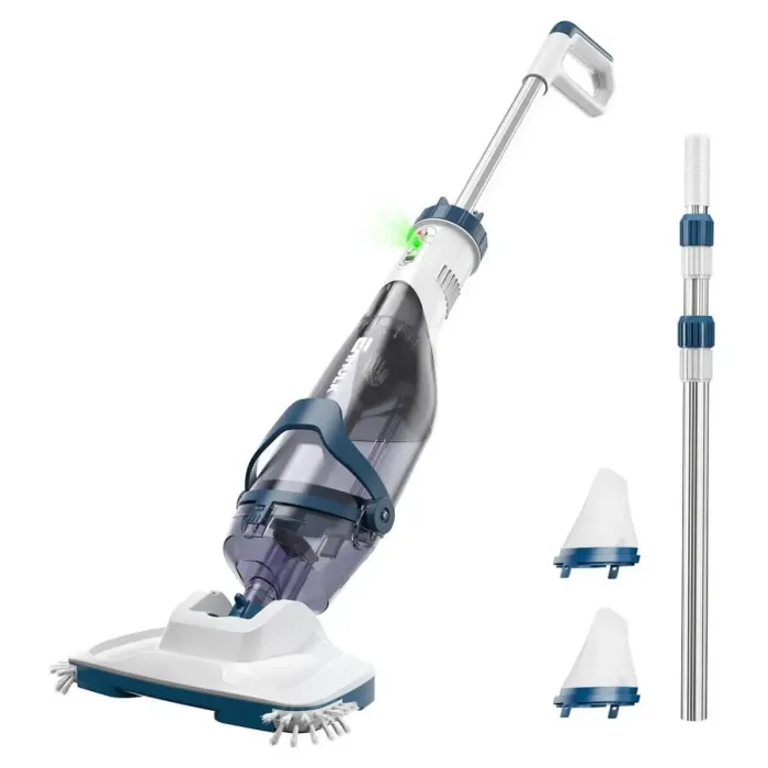 AiDot Enhulk Cordless Pool Vacuum with Telescopic Pole for