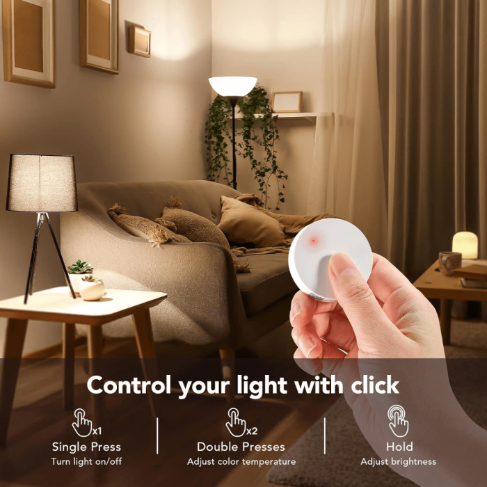 OREiN Matter Smart Edison Light Bulbs with Smart Button Work with Alexa AppleHome GoogleHome SmartThings 7