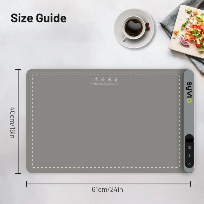 AiDot Svyio Electric Folding Food Warmer – Adjustable Temperature up to 212°F, Auto Shut-Off, Portable Buffet Tray for Parties & Daily Meals 5