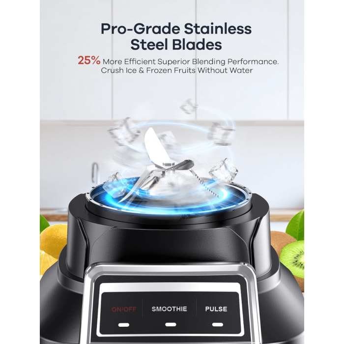 Ganiza GB60 Professional Smoothie Blender, Blenders for Smoothies with 1800 Peak Watts & 8 Auto Programs for Frozen Fruits & Ice, 64-oz Large Blender for Shakes and Smoothies, Nutritious Recipe 4