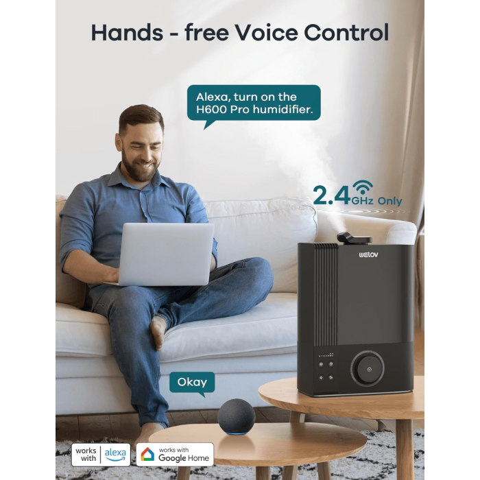 WELOV Smart Humidifiers for Large Room Bedroom 4