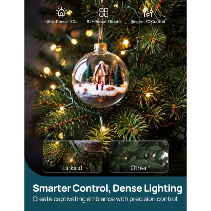 Linkind Smart Christmas String Lights 4