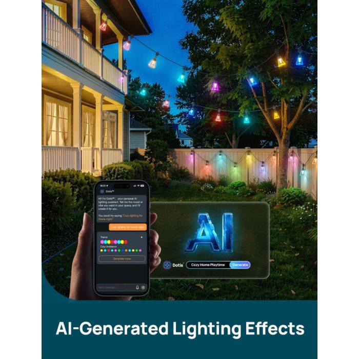 Linkind Smart Outdoor String Lights ColorBlend ST5PL 8