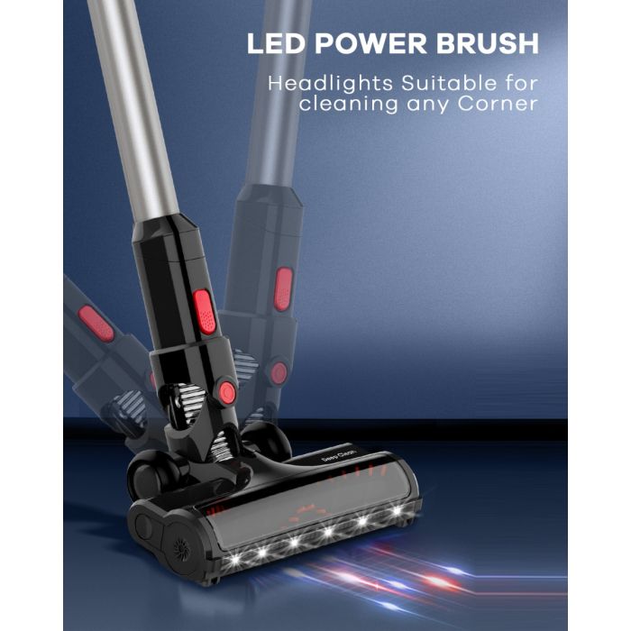 AiDot ganiza V20 6-in-1 Cordless Vacuum with LED Headlights - Lightweight, Multifunctional, Ultra-Quiet 5