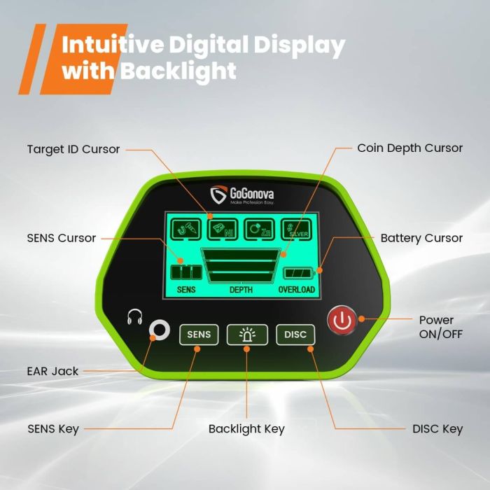 GoGonova Metal Detector for Adults & Kids 4
