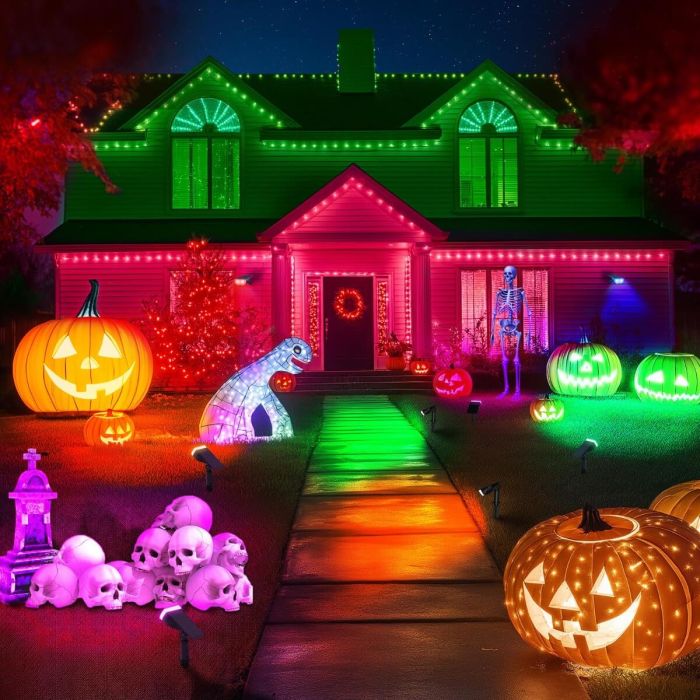 Linkind Outdoor Solar Spot Lights, Waterproof, Christmas Lights, Yard, Landscape and Walkway 8