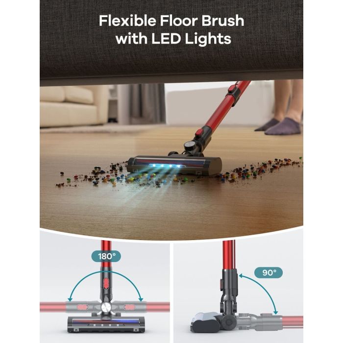 AiDot WELOV S25 Lightweight Cordless Vacuum Cleaner 6