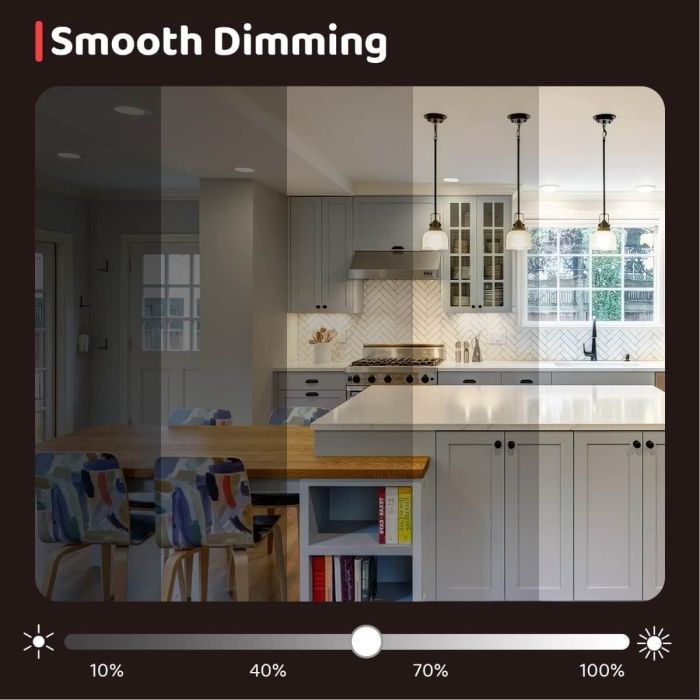 OREiN Disk Light Flush Mount Downlight 12 Pack 4