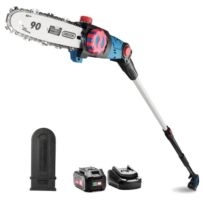 AiDot ENHULK 20V 8 Inch Cordless Pole Saws 13 Ft Reach for Tree Trimming