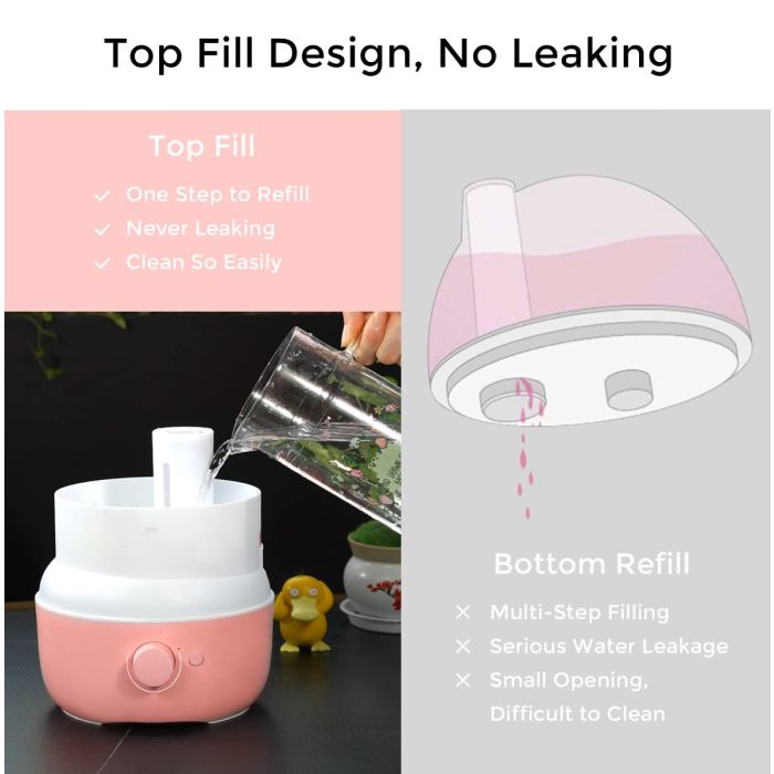 AiDot Syvio Humidifiers for Baby Bedroom 8