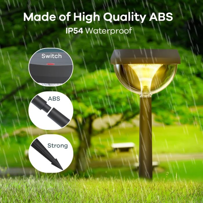 Linkind Solar Pathway Light SP3 for Patio Walkway Yard Driveway Backyard Decor 9