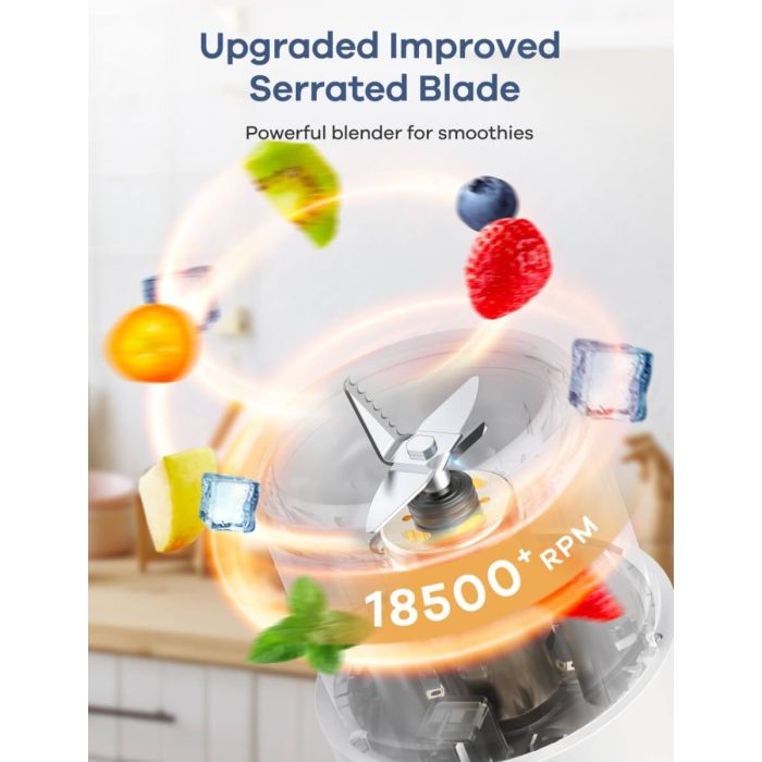 AiDot Ganiza 3-In-1 Portable Blender for Shakes and Smoothies 6