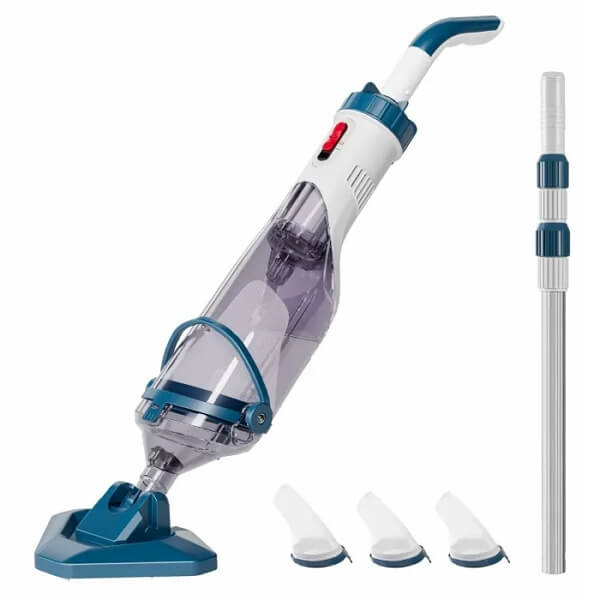 AiDot Enhulk Cordless Pool Vacuum with Telescopic Pole for Deep Cleaning