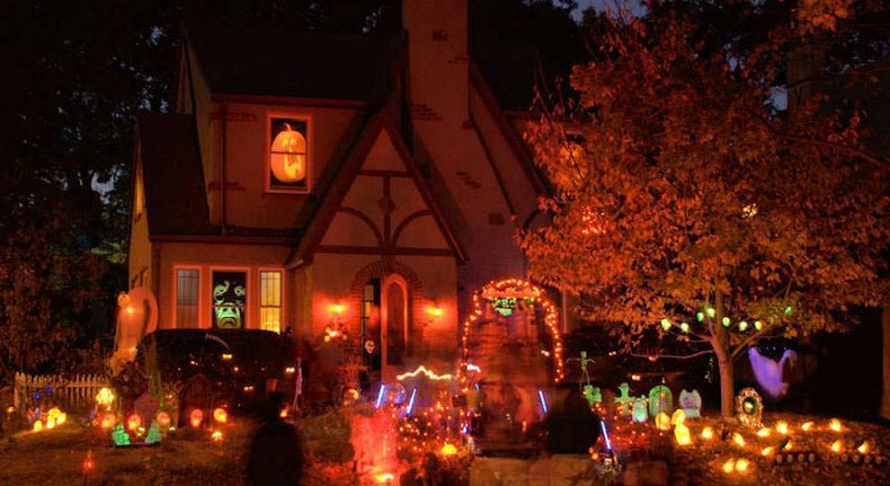 Halloween solar landscape lights 