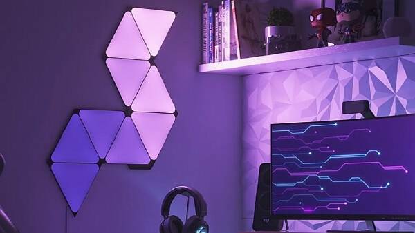 RGB lighting can be used as a design feature