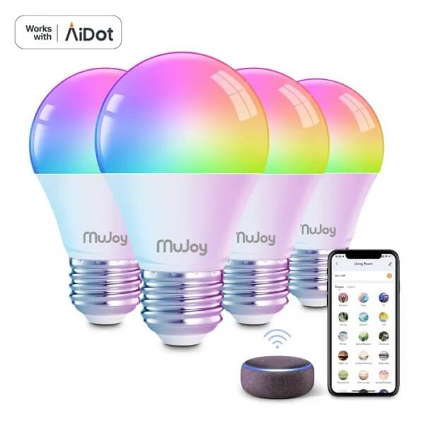 Aidot Mujoy A19 smart light bulb