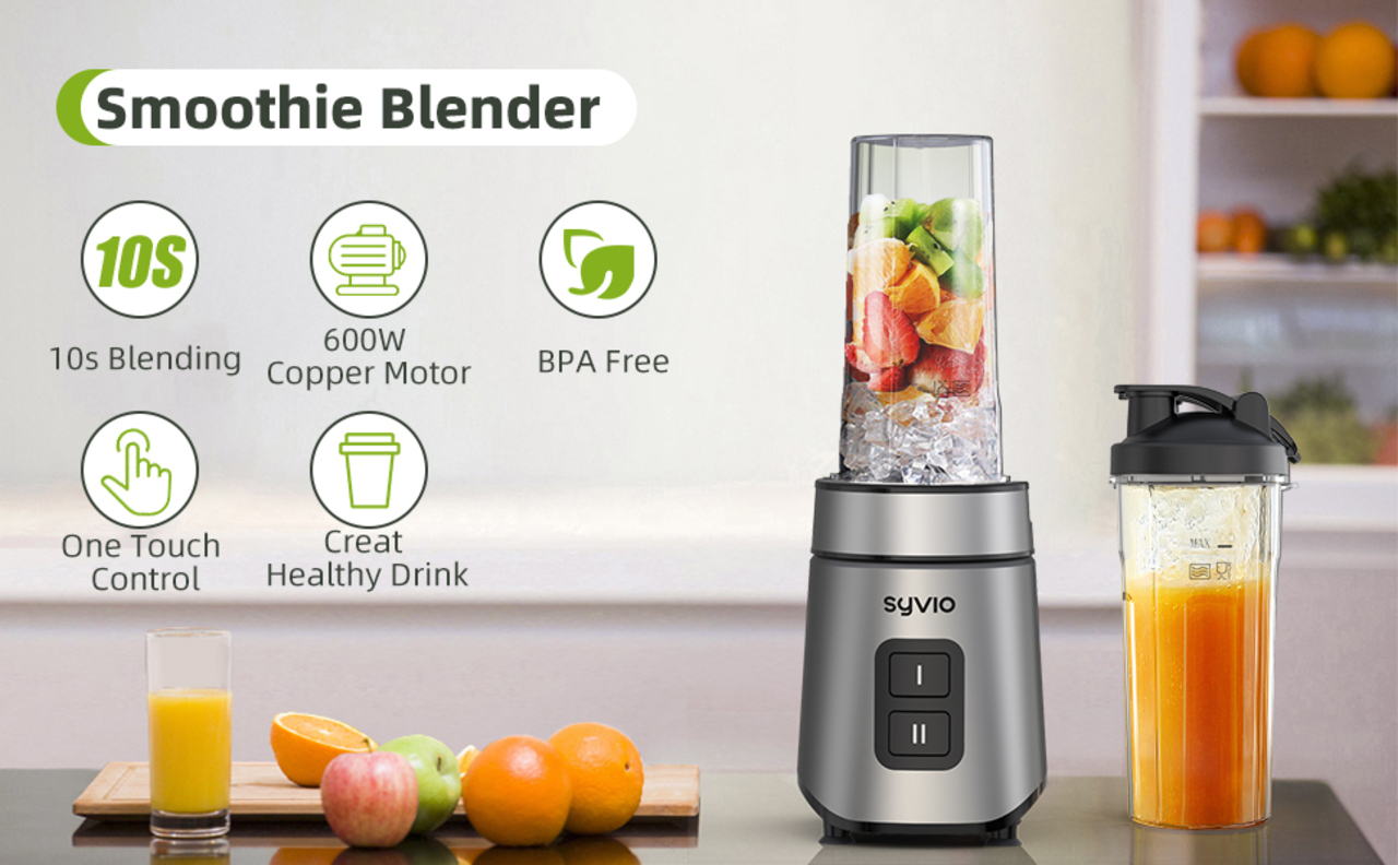  Countertop Blender UIO, 600W Blenders for Kitchen, Blender for  Shakes and Smoothies, 304 Stainless Steel Blades, Infinite Speed Control,  60 oz Glass Pitcher: Home & Kitchen