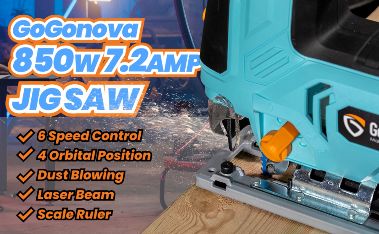 AiDot GoGonova 850W 7.2AMP Jig Saw with 6 Variable Speeds