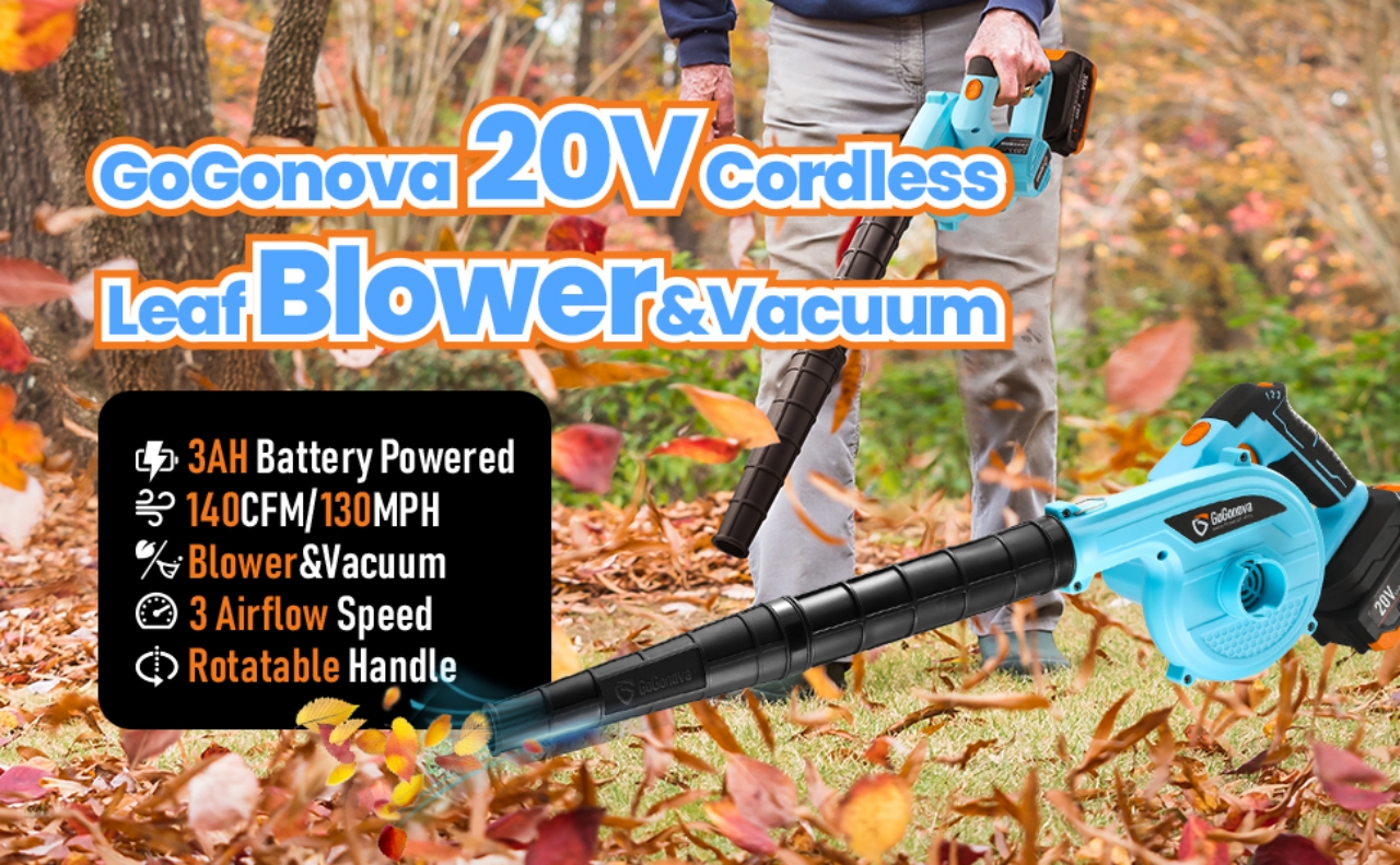 AiDot Enhulk 460 CFM 190 MPH Cordless Leaf Blower with 20V 4.0Ah