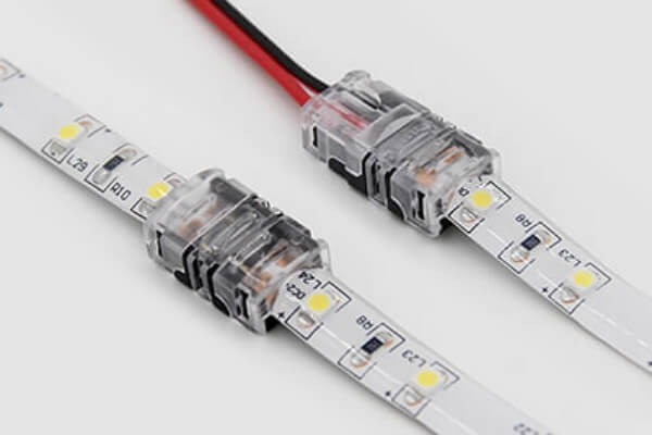 reconnect LED strip lights with connectors 
