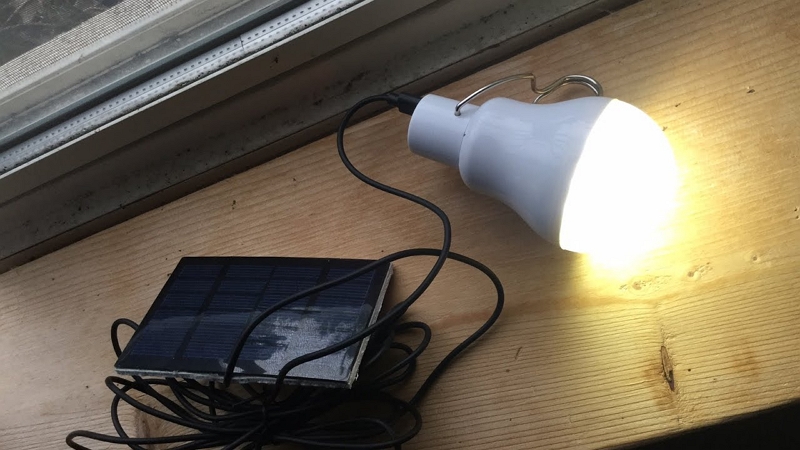 charge solar lights with incandescent lights