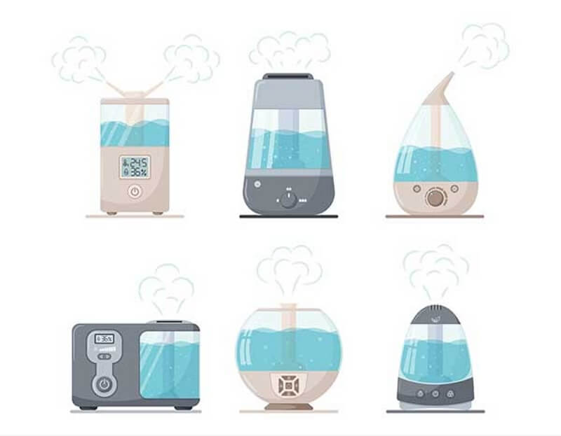 Different types hot sale of humidifiers