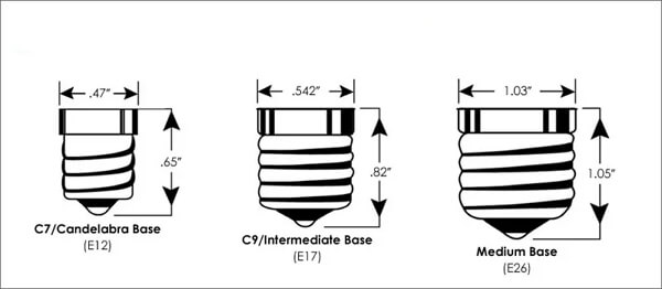 Bulb base store e26 medium