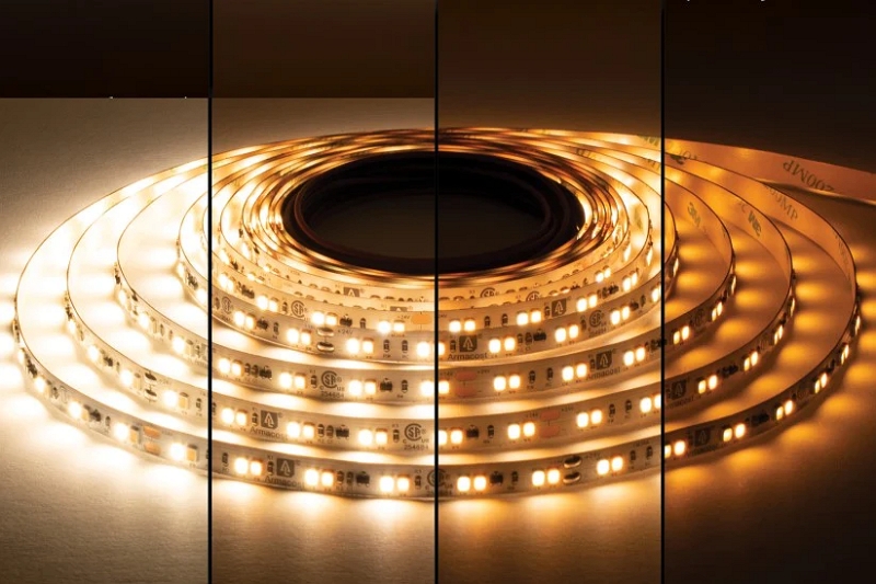 LED strip brightness