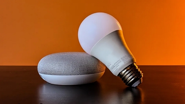 Google dot hot sale light bulbs