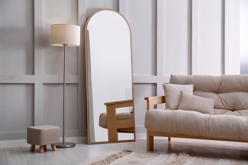 use mirrors in windowless rooms