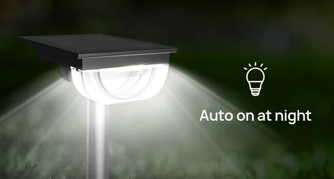 AiDot Consciot Solar Pathway Lights Outdoor For Yard Path Walkway ...