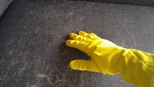 use rubber glove