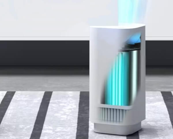 UV-C light air purifier